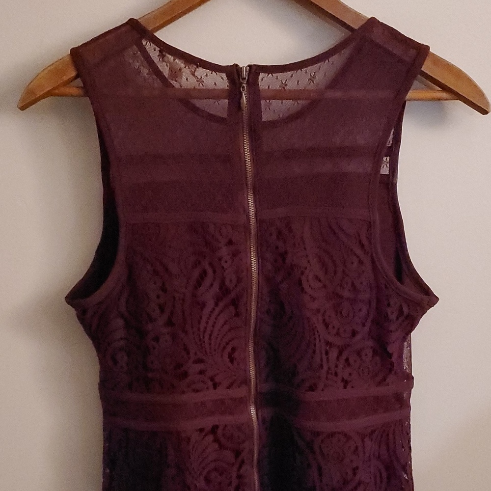 *Mason & Belle* Patchwork Sheer Lace Net Dress - Picture 2 of 7